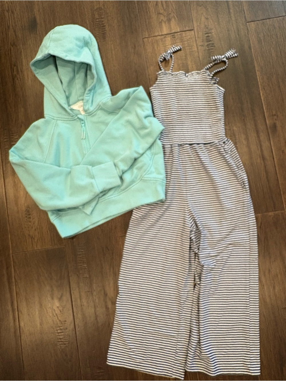 Athleta Girls Hoodie and Vineyard Vines Striped One-Piece Bundle